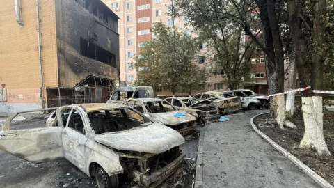сгоревшие авто