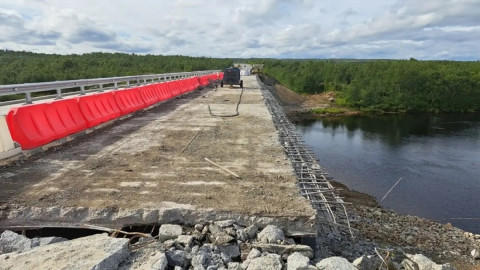 ремонт дорожного полотна моста