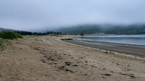 Пляж в Териберке