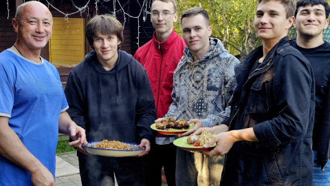 Сергей Тян с учениками