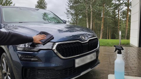 Удаление смолы и следов насекомых с кузова автомобиля
