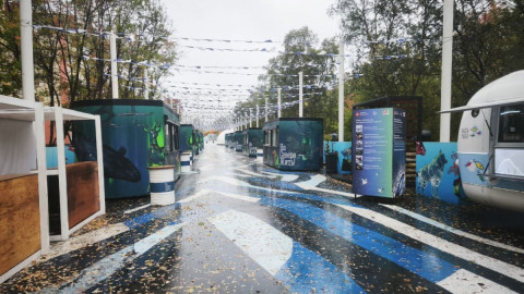 Ярмарка в центре Мурманска