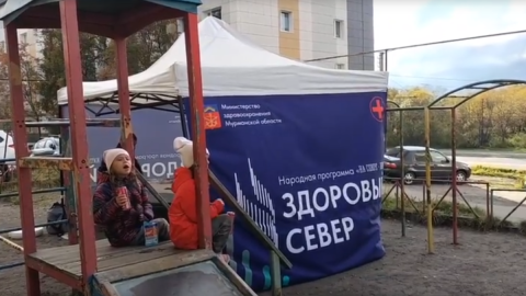 Дети на горке