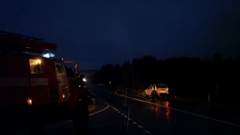 авария на ночной трассе