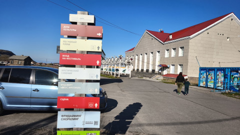 Указатель в Териберке