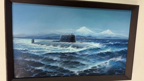 картина с изображение моря